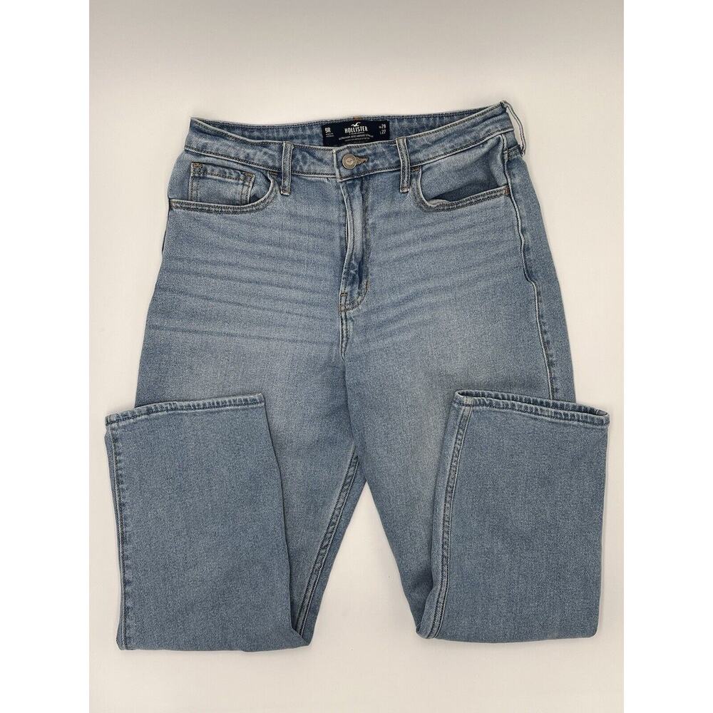 Hollister Ultra High Rise Straight Jeans | Women’s Juniors 9R |  Light Wash